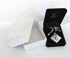 X JAPAN Logo Swarovski Pendant Necklace