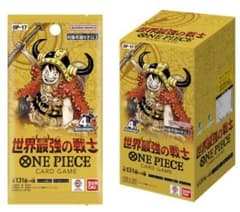 ONE PIECEカードゲーム ブースターパック 世界最強の戦士ボックス