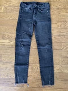 ZARA BASIC DENIM デニム スキニーパンツ ブラックのサムネイル