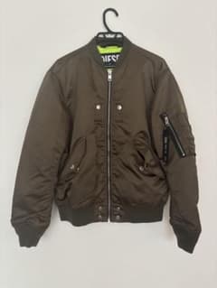 DIESEL MA-1ジャケット オリーブ 中古・古着通販】DIESEL (ディーゼル) MA-1ジャケット フライト