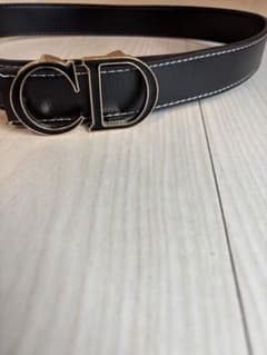 りゅうぱちさん専用Christian Dior CDロゴ ベルト ブラックのサムネイル