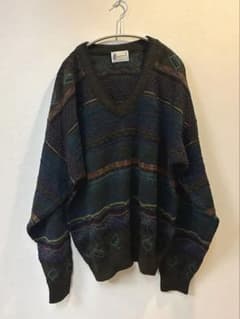 LONDON FOG ロンドンフォグ Vネック ニット セーター Lのサムネイル