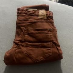 ZARA BOYS スキニーフィットパンツ ブラウン 140cmのサムネイル