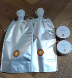 LAVA エッセンシャルバーム2個&水素水アルミボトル2個セットのサムネイル