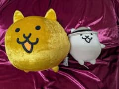 にゃんこ大戦争 超BIGぬいぐるみ(金ネコ)　＋　ガマトト探検隊（熟練）