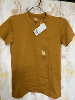 UNIQLO マスタード 半袖Tシャツ Mサイズのサムネイル