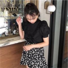 miroamurette ミロアミュレット   バッグリボンウエイトレスブラウスのサムネイル
