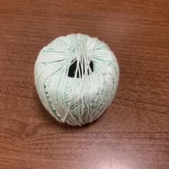 パステルミントグリーン レース糸 手芸用のサムネイル