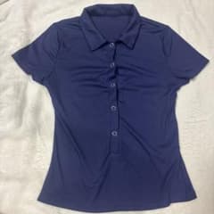 SHEIN ネイビー 半袖ポロシャツ Mのサムネイル