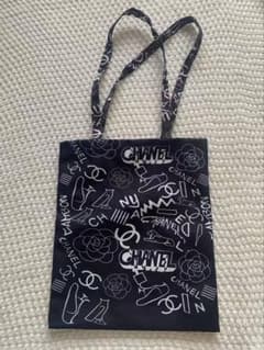 CHANEL ノベルティーシャネル VIPギフト トートバッグ ココマーク 黒