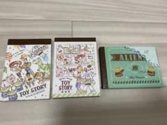 【トイストーリー】メモ帳3つセット✺⋆*のサムネイル
