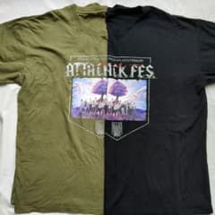 진격의 거인 ATTACK FES. DAY1.DAY2 T 셔츠 헌 옷