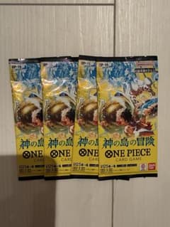 ワンピースカード 未開封 4パック 神の島の冒険 - メルカリ