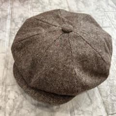 CAPAS HEADWEAR キャスケット　帽子　ツイード　ブラウン　USA
