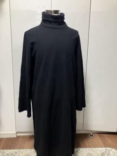 kujaku タートルネック ロング丈 ウールカットソー - メルカリ