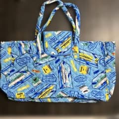 お昼寝布団バック　プラレール 約68×17×40cmのサムネイル
