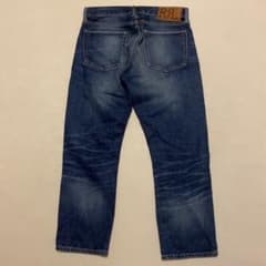 RRL ダブルアールエル デニムパンツ インディゴ ボタンフライ 