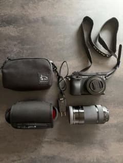 【ほぼ新品】SONY α6400 ダブルズームレンズキット ブラックのサムネイル
