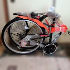 トラスコノーパンク26インチ折り畳み自転車 - メルカリ