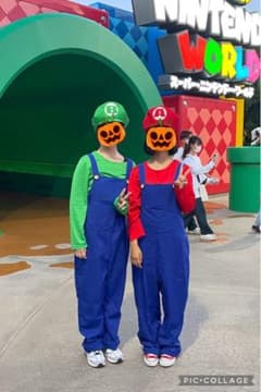 マリオ、ルイージ、パワーアップバンド2個コスプレセットのサムネイル