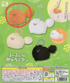 るんるん♪ポメラニアン ぬいぐるみ キーホルダー　ブラウンのサムネイル