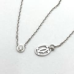 美品】Cartier カルティエ ネックレス ダムール SM 18KWG - メルカリ