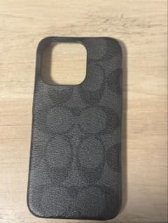 COACH iPhoneケース シグネチャー柄 ブラックのサムネイル