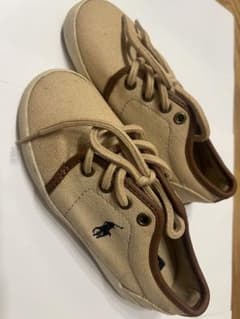 Polo by Ralph Lauren ベージュカジュアルシューズ 18センチのサムネイル