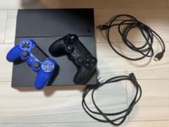 PS4 本体（CUH-1200A）　500GB 黒　コントローラー2個のサムネイル