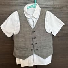 NUO TONG FU SHI フォーマルベストとシャツセット 130のサムネイル