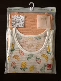 ユニクロ　コットンメッシュタンクトップ 80のサムネイル