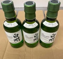 サントリー シングルモルトウイスキー 白州 180ml 3本セット - メルカリ