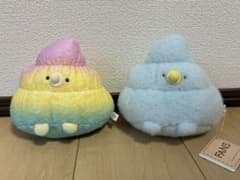 FANS うんちのあかちゃんミニぬいぐるみ　れいんぼー・みずいろのサムネイル