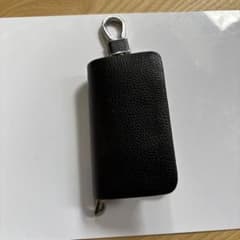 黒 レザー キーケースのサムネイル