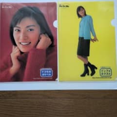 加藤あい　NTTドコモ クリアファイル 2枚セットのサムネイル