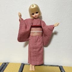 リカちゃん ブライス 浴衣 着物 ハンドメイド アウトフィットのサムネイル