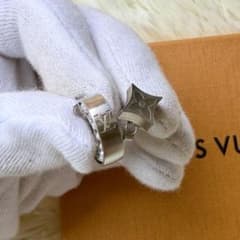 ✨極美品✨ルイヴィトン ピアス モノグラム パール 2つセット メンズ