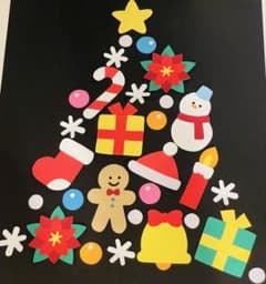 ＊ クリスマス　＊ 冬　12月 壁面　壁面飾り　保育　保育園　幼稚園のサムネイル