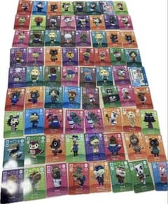 매달린 도부츠의 숲 amiibo 카드 72장 정리 판매