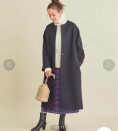 BEAUTY&YOUTH UNITED ARROWSアルパカ混合ノーカラーコート - メルカリ