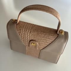 mila schon ミラショーン ハンドバッグ ベージュ【ジャンク品】 - メルカリ
