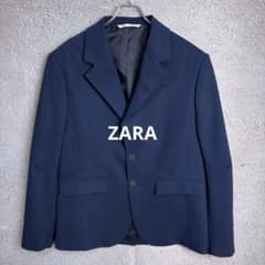 ZARA 테일러드 오버 사이즈 재킷/맨즈 큰/네이비