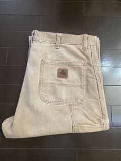 00s Carhartt ベージュ ペインターパンツ 36×30相当