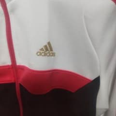 adidas ジップアップジャージ ホワイト/レッド/ブラックのサムネイル