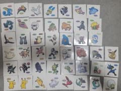 ポケモンパンシール　デコキャラシール　45枚のサムネイル