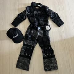 キッズ　ハロウィン　コスプレ　ポリス　警察　110cmのサムネイル