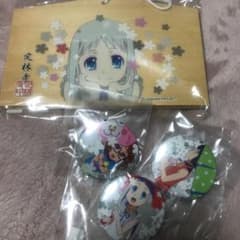 あの花　めんま 絵馬　缶バッジ　セットのサムネイル
