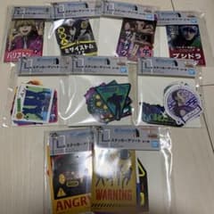 HUNTER×HUNTER 이치 반 쿠지 L상 스티커 아소트 9점 세트