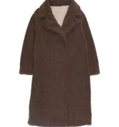 eimy istoire エイミーイストワール ロングボアコート ブラウン - メルカリ