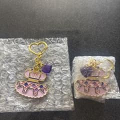 アイカツ　ダイキャストドレスチャーム　紫吹蘭　パープルステージコーデ　一点のサムネイル